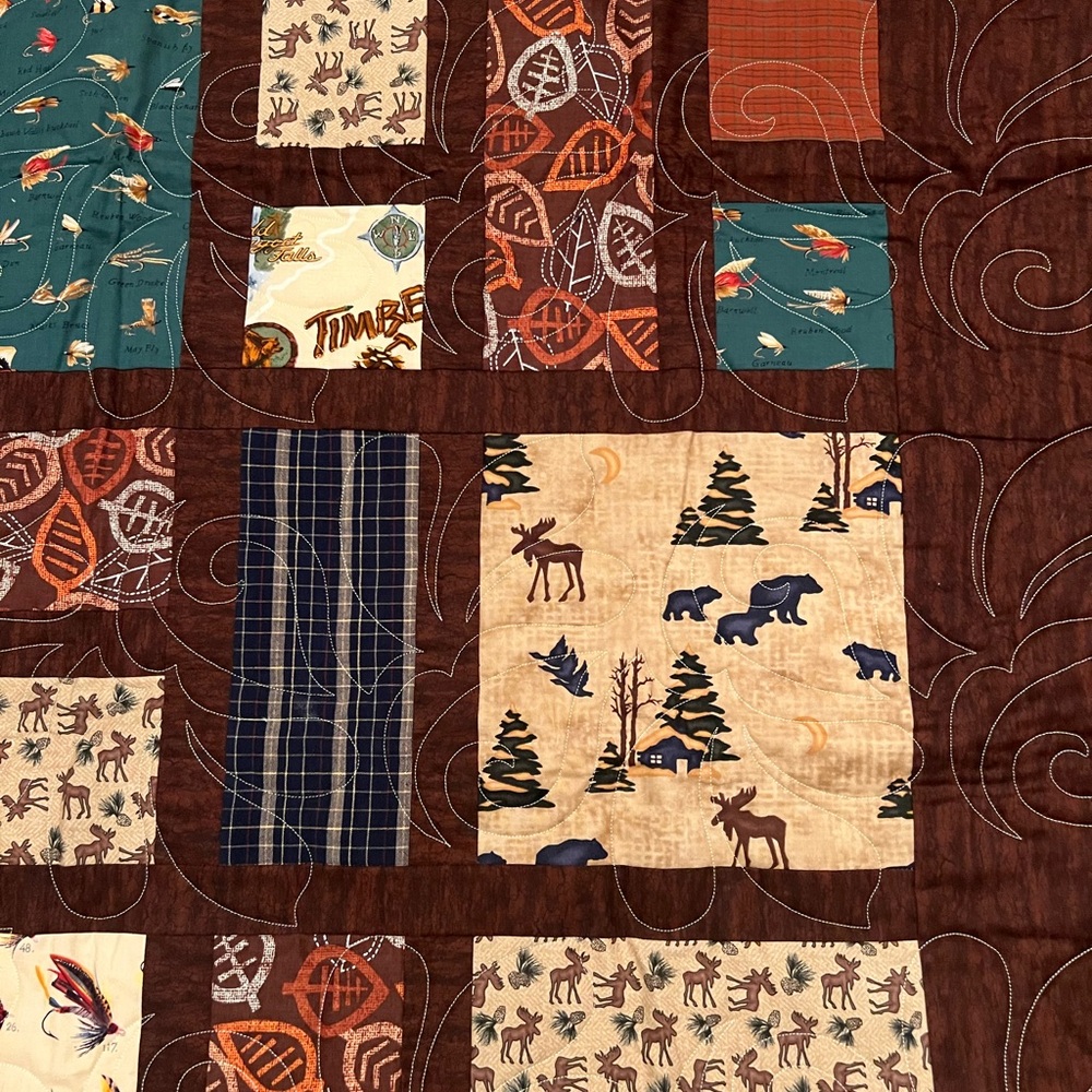Handmade Patchwork Quilt (NEW) - Picture 4 of 8